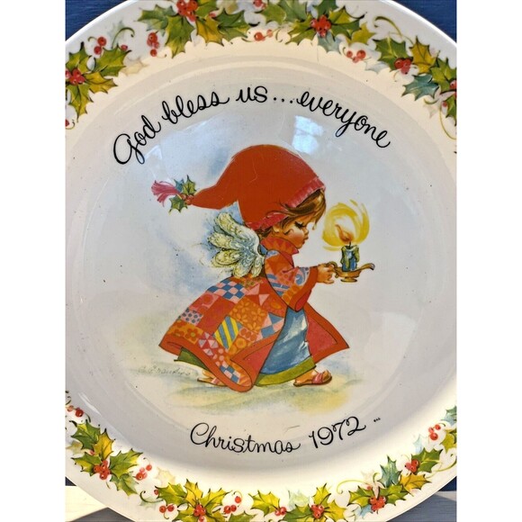 Gigi Commemorative Edition Collector Plate American Greetings Christmas 1972 - Picture 2 of 7